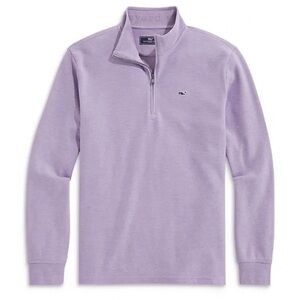 Vineyard Vines Half Zip Men's Pullover Purple Shirt Size Large